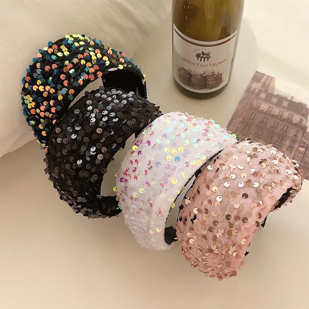 Women'S Accessories Gift Ideas - ใหม่กว้างGlitterสําหรับผู้หญิง2025อินเทรนด์มงกุฎสูงเซ็กซี่Partyอุปกรณ์เสริมผมสีสันSparkly Hairbandไอเดียของขวัญ