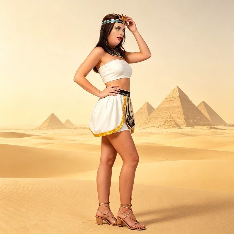 Women'S Egyptian Accessories - ชุดคอสเพลย์สำหรับงานปาร์ตี้ ชุดแต่งกายสำหรับผู้หญิง ชุดแต่งกายสไตล์อียิปต์สำหรับฮาโลวีน อุปกรณ์เสริมสำหรับแต่งกายบนเวที
