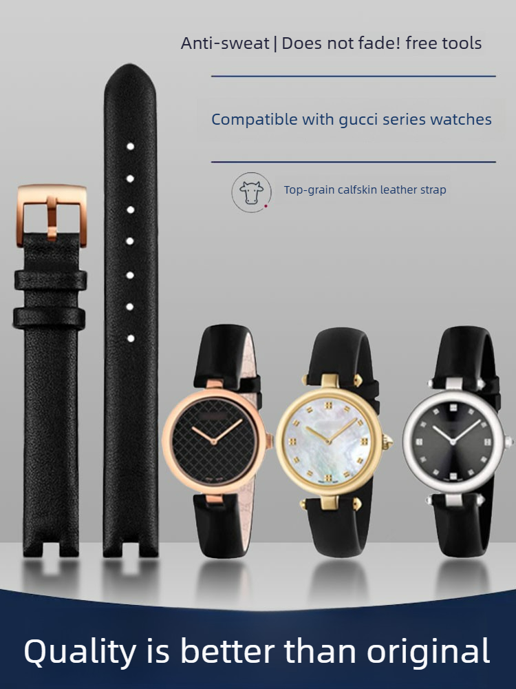 Women'S Accessories Gucci - เหมาะสำหรับกุชชี่ YA141401 YA141505 กุชชี่ ซีรีส์นาฬิกาหนังนุ่มพร้อมอุปกรณ์เสริม 14*4