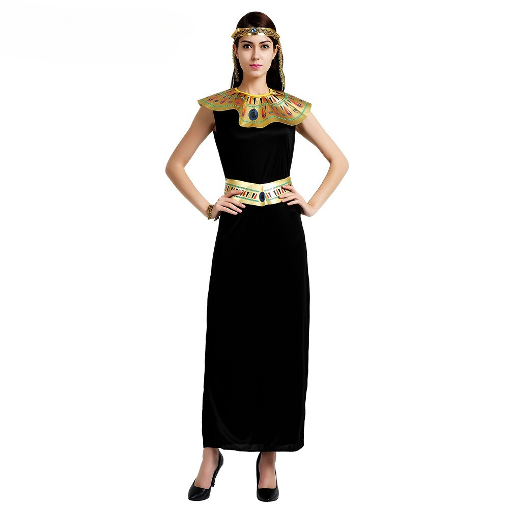 Women'S Egyptian Accessories - ชุดฮาโลวีนสไตล์อียิปต์สำหรับผู้ชายและผู้หญิง ชุดคอสเพลย์งานปาร์ตี้ฟาโรห์ พร้อมอุปกรณ์เสริม