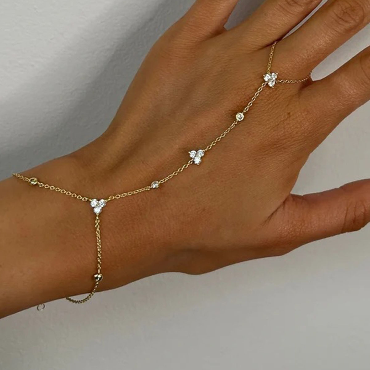 Women'S Accessories Gift Ideas - 1 ชิ้น/สร้อยข้อมือประดับเพชรแบบเรียบง่ายสำหรับผู้หญิง, เครื่องประดับที่ดูดีในชีวิตประจำวัน, เครื่องประดับระยิบระยับสำหรับผู้หญิง, ไอเดียของขวัญที่สมบูรณ์แบบ