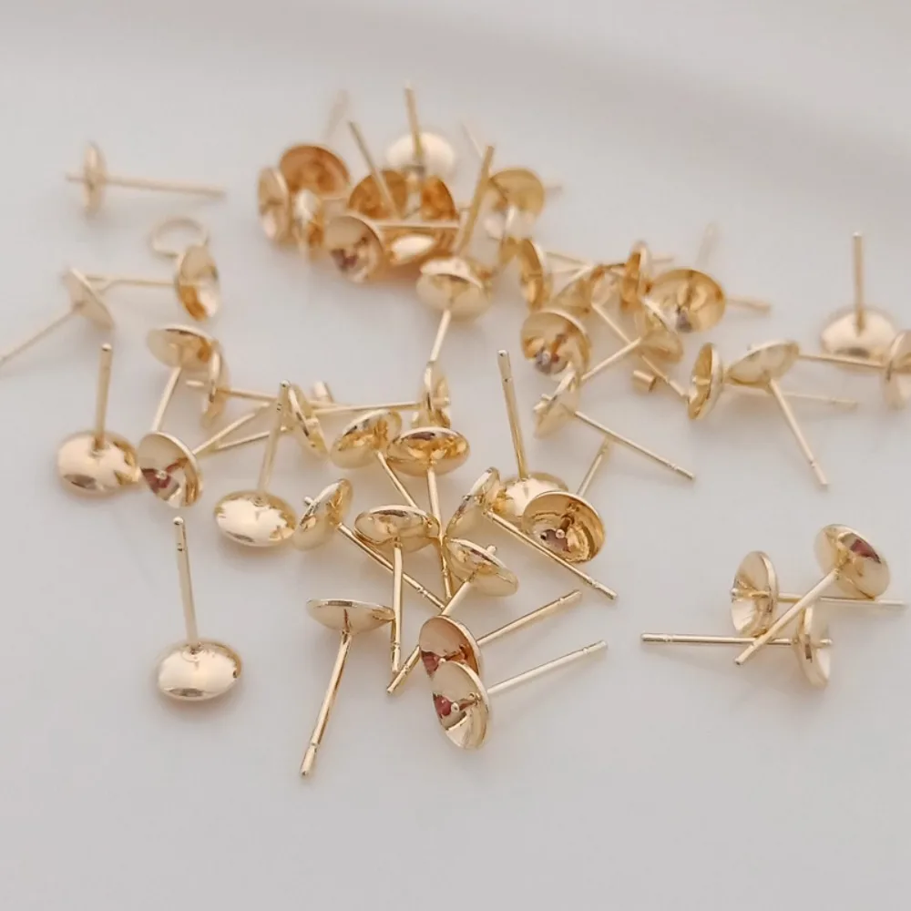 Women Accessories Dropshipping - อุปกรณ์ตกแต่งลูกปัดชุบทอง 14K, ต่างหูแบบติดครึ่งรู, เข็มต่างหูมุก และต่างหูเป็นอุปกรณ์ตกแต่งทำมือทั้งหมด