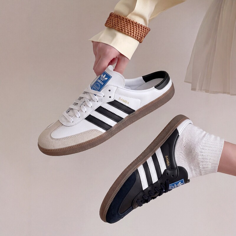 Women'S Accessories Adidas - รองเท้าผ้าใบแบบสวมสำหรับผู้หญิง Adidas Originals รุ่น LB3814 หนังแท้