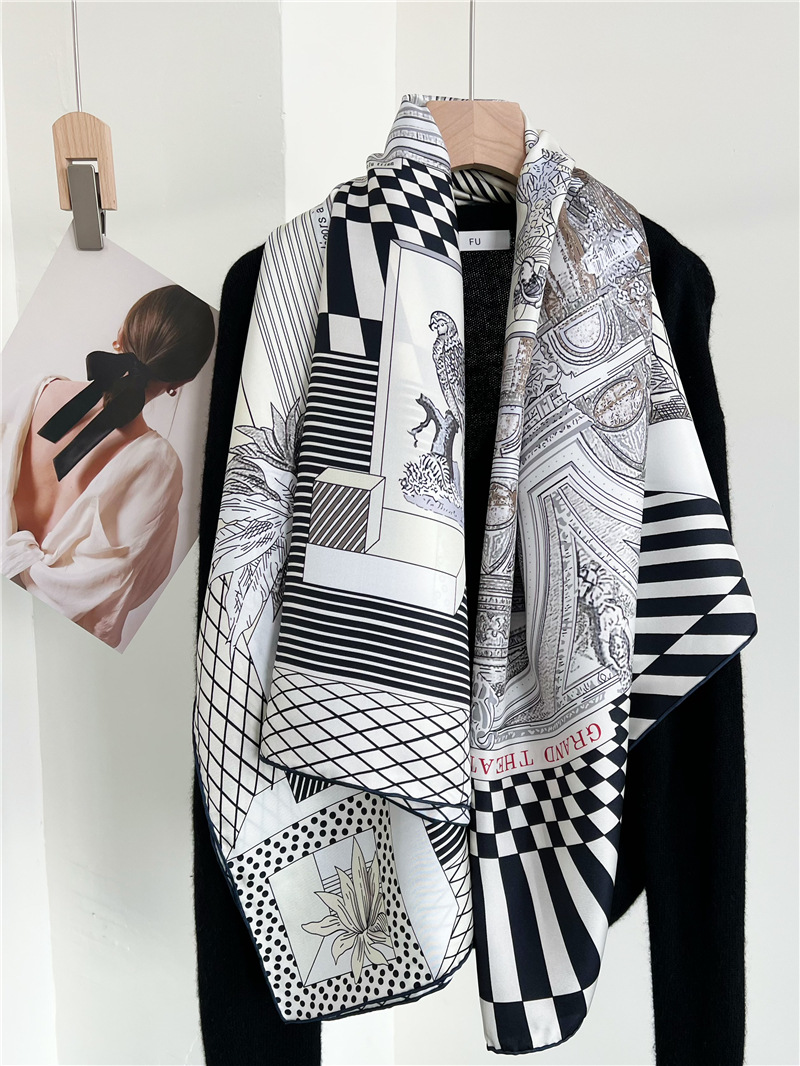 ผ้าพันคอไหมขนาดใหญ่ แบรนด์ดีไซ - Accessories Brand For Women บทวิจารณ์และราคา