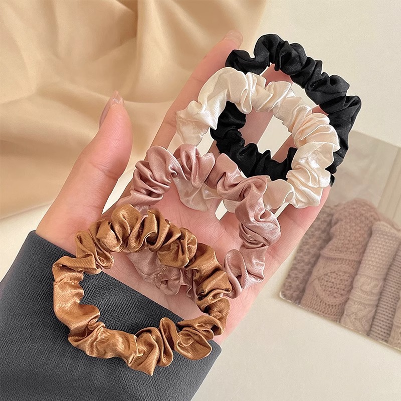 3 ชิ้น/ล็อตแบรนด์หรูสีทึบซาติน - Accessories Brand For Women บทวิจารณ์และราคา