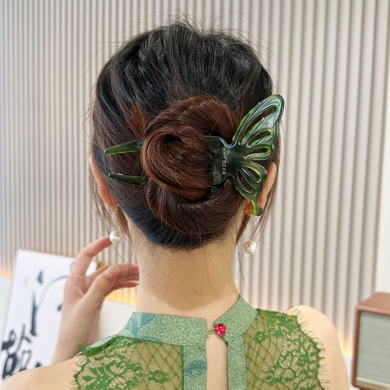 กิ๊บติดผมรูปผีเสื้อทรงตัวยู ดี - Women Accessories Shop บทวิจารณ์และราคา