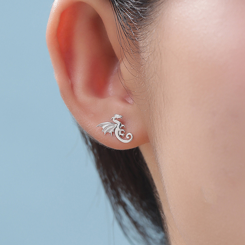 ต่างหูเงินรูปมังกรน้อยน่ารัก ด - Women'S Accessories Gift Ideas บทวิจารณ์และราคา