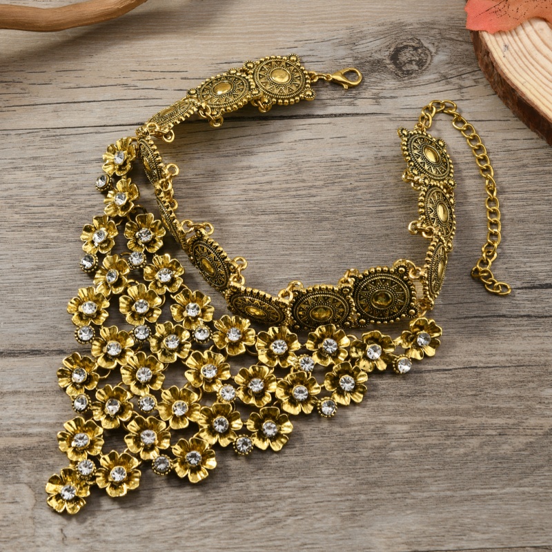 สร้อยคอสไตล์อียิปต์โบราณรุ่นให - Women'S Egyptian Accessories บทวิจารณ์และราคา